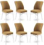 ASIR GROUP Étkezőszék Szett 6 db Flex - Cappuccino, Fehér
