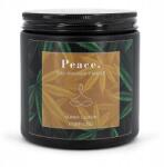 Candle Brothers CBD-s szójaviasz illatgyertya üvegben, citrom illattal Peace Candle Brothers (4262399025231)