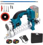 Gisam Elektromos zsírzópisztoly, 10000 Psl, 2 akkumulátorral, 18V (Gisam-0041)