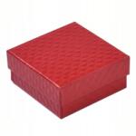  Steppelt Ékszerdoboz Nyaklánc Négyzet alakú Piros 7.5cm (V-0019-13)
