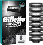Gillette Mach3 Charcoal Borotvabetétek Férfiaknak, , 8 db Borotvabetét - fizz