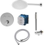 Kronenbach Készlet kád és zuhany csaptelep Kronenbach Smart Push 19044002CR, fejzuhany Kronenbach Supra 2.0 15 376 300 1904, 01900190KBN, 27409000KBN, 28628002 KB, 27500000 KB, 28272000 KB (KBSet15CR)