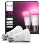 Philips 2 darabos LED fényerőszabályozható izzó szett Philips Hue WACA E27/8, 1W/230V 1000-20000K 8720169365735 (P7036)