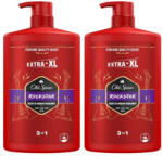 Old Spice Rockstar 3 az 1-ben tusfürdő és sampon (2x1000 ml)