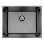 Laveo ADEN egymedencés inox mosogató, grafit (OPSLA_510T)