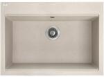 Laveo TAU 7 bézs nagymedencés mosogató helytakarékos szifonnal (OPSRT_4107)