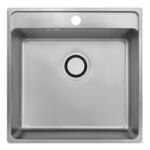 Laveo BESOS egymedencés mosogató, natúr inox (OPSLB_210T)