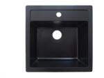 Franke HANA gránit mosogató, matt fekete (OPHANA)