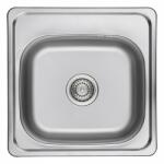 Laveo STANDARD egymedencés inox mosogató szifonnal K (OPSKS_010T)