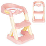 Homelux WC-ülőke lépcsővel és létrával rózsaszín (HA-P23S_PINK) - geminiduo