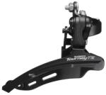 Shimano Tourney FD-TZ510 alul húzós első váltó, 48T, 28, 6 mm felső bilinccsel, 3x6-7s, fekete, OEM kiszerelés