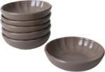 Hermia Set de 6 boluri din ceramică Laguna 12 cm, maro, maro Castron