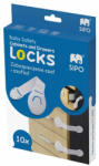 SIPO Univerzális pántos biztonsági szekrény- és fiókzár (10 db)