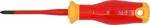 TOYA Csavarhúzó szigetelt PZ1x 80 VDE 1000V - Slim - Yato (YT-282656)