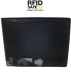 Samsonite PRO-DLX 6 nagy RFID védett fekete, szürke terep mintás, szabadon nyílói pénz és irattartó tárca 144537-2207