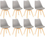 Leziter Silla étkezőszék 8 db szürke színben (DA232AG_8) - snaigeshop