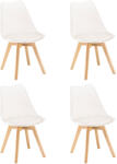 Leziter Silla étkezőszék 4 db fehér színben (DA232AW_4) - snaigeshop