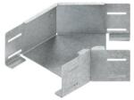 Niedax Cot 45° cu profile laterale neperforate, dar cu perforatii conector, cu placi de imbinare integrate RBAS 110.500 (RBAS110.500)