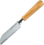 Dellinger Folding Santoku Knife 140 mm Dellinger Olive Guillotine AUS-10 Sanmai