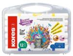 Kores Dekormarker készlet 12db-os akril, 1-2 mm, kétvégű, KORES K-Kreative, szinte mindenre jó (23121.21)