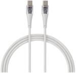  Kábel Qualo Transparent - Type-C / Type-C (USB-C) kábel 60W, 1, 5m