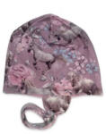  Minimanó Pamut sapka (42) - rózsaszín virágos