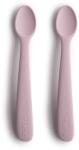 Mushie szilikon kanál 2 db - Soft Lilac
