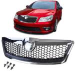 Skoda Octavia II 1Z Facelift 2009-2013 króm - fekete RS stílusú hűtőrács