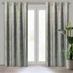 Takoy Puha bársony sötétítő függöny MARSALA pezsgőmintával díszítve 140 x 250 cm