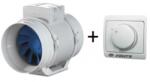 Blauberg Turbo 100 csőventilátor RS-1-400 N Fordulatszám szabályzóval - szellozesaruhaz