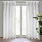 Takoy Függöny LAYLA sima egyszínű etaminból mennyezeti sínhez 140 x 300 cm