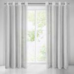 Takoy Függöny ALICJA természetes szövésű etaminból finom fényes szállal