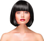 PartyPal Paróka, rövid, egyenes, fekete