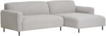 Svala Sarok ülőgarnitúra Svala 265 cm világosszürke bouclé - jobbos