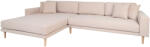 Arden Lounge Sofa sarok ülőgarnitúra 290 cm homok színű - balos