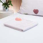 Takoy Cearceaf de pat 250x250 bumbac satinat inimi colorate