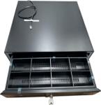 Metter Sertar pentru bani Strong Large, compatibil cu case de marcat, negru