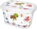 Elif Plastic Tárolódoboz Gyerek mintás áttetsző