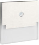 Kanlux 0, 8W, 13 lm, 12V, 75x75 mm, süllyeszthető szögletes rozsdamentes acél mozgásérzékelős lépcsővilágító - 50 000 h élettartam (27374)