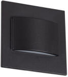 Kanlux 1, 5W, 30 lm, 12V, 75x75 mm süllyeszthető szögletes műanyag lépcsővilágító - 30 000 h élettartam (33336)