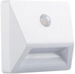 Kanlux 0, 3W, 10 lm, 3x1, 5V, 4000K, 73x28 mm természetes fehér süllyeszthető szögletes műanyag lépcsővilágító - 25 000 h élettartam (37392)