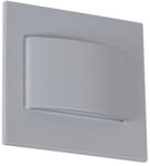 Kanlux 0, 8W, 30 lm, 12V, 3000K, 75x75 mm meleg fehér süllyeszthető szögletes műanyag lépcsővilágító - 30 000 h élettartam (33330)