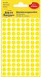 AVERY Etikett címke, o8mm, jelölésre, 104 címke/ív, 4 ív/doboz, Avery sárga - suplix