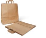 Szidibox Karton Papírtáska szalagfüles, papírszatyor 40x48+16 cm barna 50db/csomag (SZID-02539)