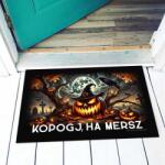  Kopogj ha mersz - Lábtörlő - Halloweeni Lábtörlő, Kellék, Őszi Dekoráció (LA193)