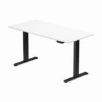 LVN System LVN System Flex+ 138x67cm fehér/fekete elektromosan állítható magasságú íróasztal | Memória funkció +USB