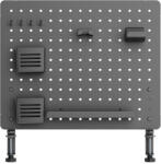 LVN System - Accessories Perforált tábla, pegboard, rendszerező íróasztalhoz, fekete 57, 5x52cm LVN System LV0155