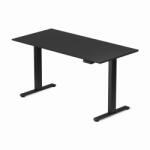 LVN System LVN System Flex+ 138x67cm fekete elektromosan állítható magasságú íróasztal | Memória funkció +USB