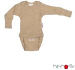 ManyMonths Body/Bluza (2 in 1) ManyMonths lână merinos - Driftwood Taupe
