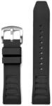  Curea silicon tip Richard Mille neagră 22mm